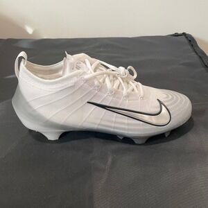 Nike Vapor Edge Elite 360 1 White Silver Football Cleats FB3288-100 Mens 9